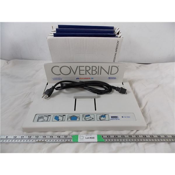 coverbind machine(working) - with spare binding books