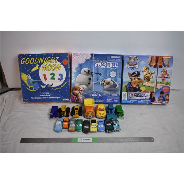 CARS cars + disney / kids games