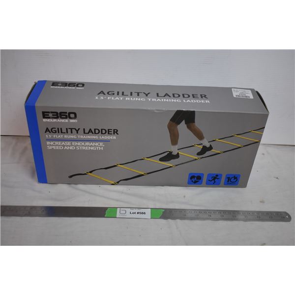 Running ladder with jump rope