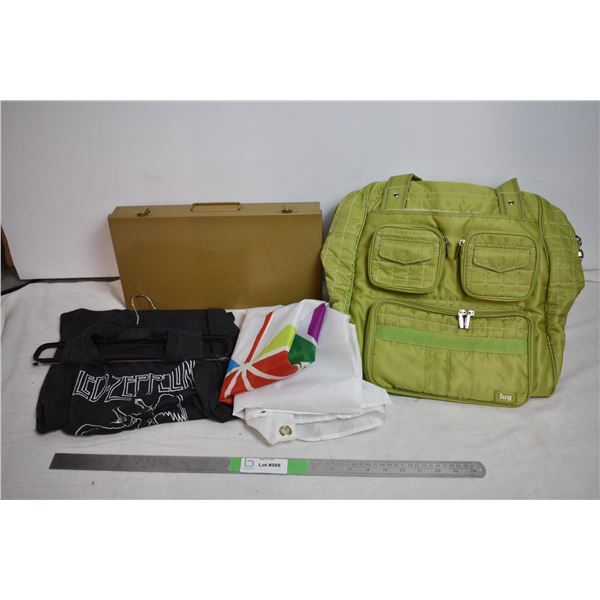 Led Zepplin Tanktop (S) Canada 150 flag, Green Purse