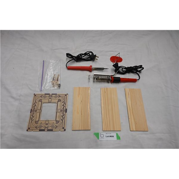 Wood burning solder tools