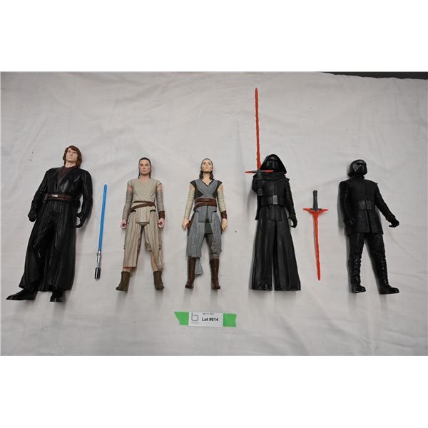 (5) star wars 12" figures
