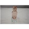 Image 1 : Brookfield Pink glass cream bottle/jar - 1 quart