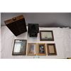 Image 1 : Small storage unit, photo's in frames, lantern cover
