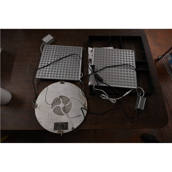 Small indoor LED grow light panels