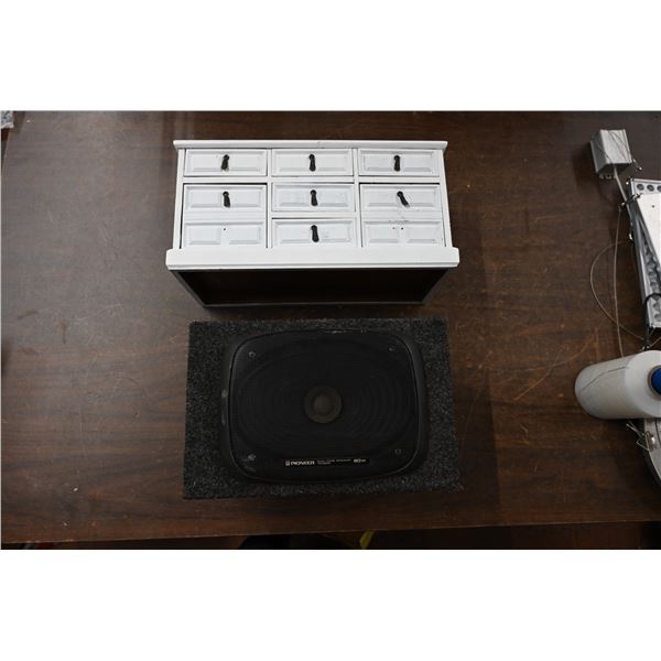 Pioneer speaker + Jewellery box