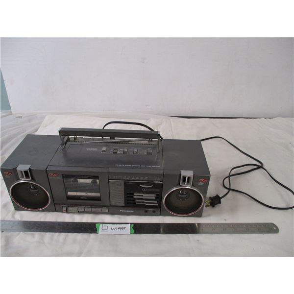 Panasonic am/FM Stereo cassette stereo