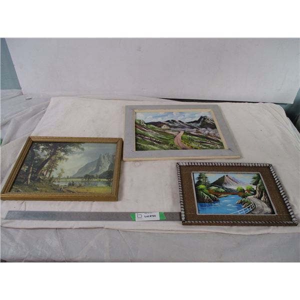 (3) pictures in frame