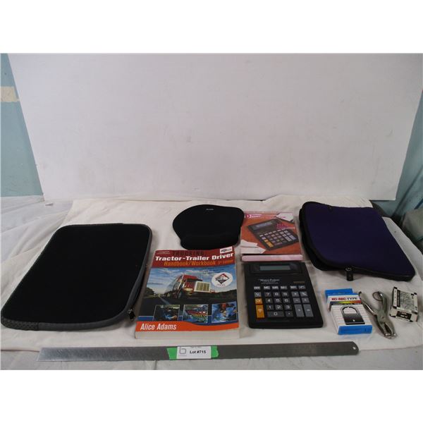 Western producer calculator, tractor, trailer driver handbook plus misc.