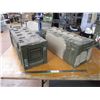Image 1 : (2 X THE MONEY) Military ammo box metal (9 1/2" x 25 1/2" 1968,69)