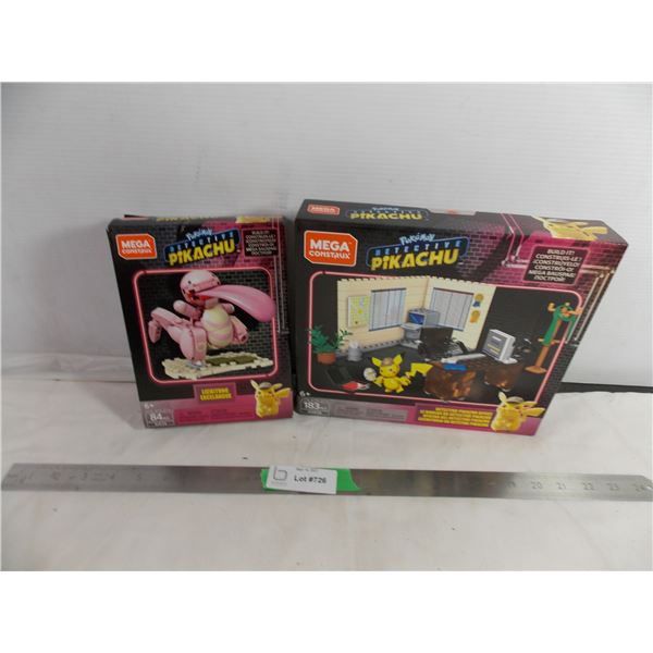 Detective Pikachu lego sets (new in box)