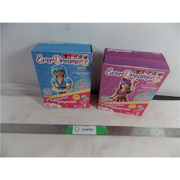 playmobil ever dreamerz dolls (viona + clare new in box)