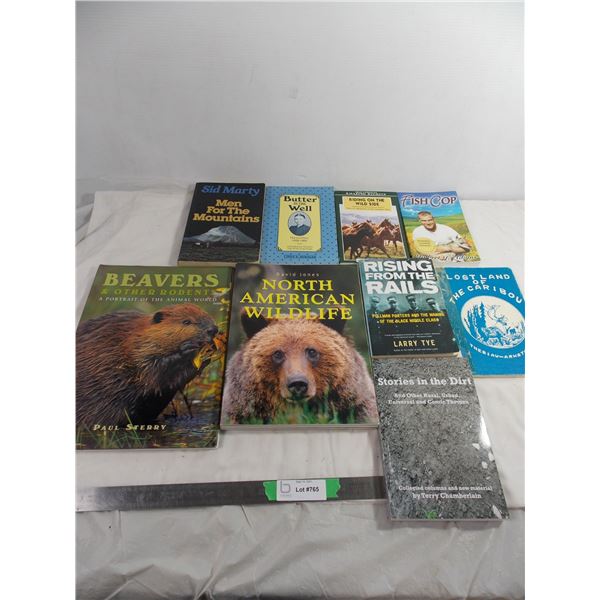 Canadian stories + wild life books