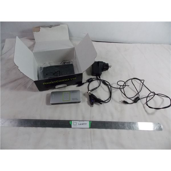 Pocket Projector (works, video quality not high)