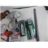 Image 7 : Plumbing supplies and plumbers wrench + shower head