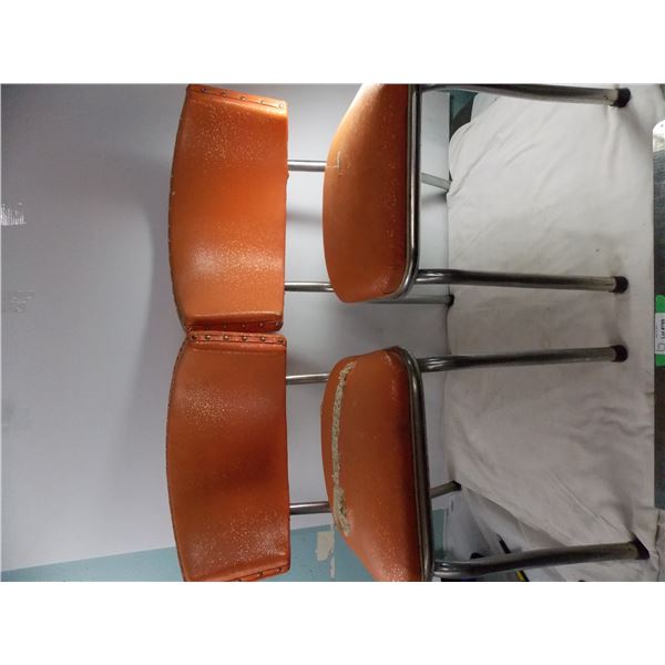 Pair of chairs (some damage to cushions)