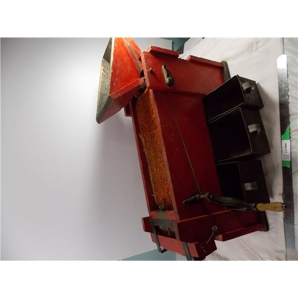 Vintage Hand Crank Grain Cleaner