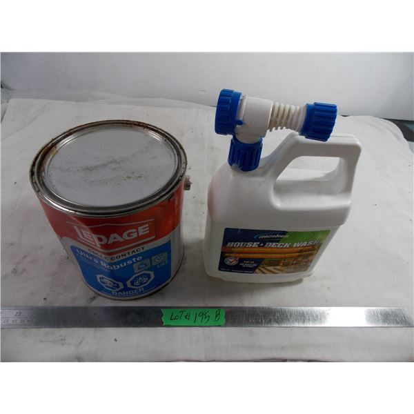 Cement Bucket + Deck Wash (used)