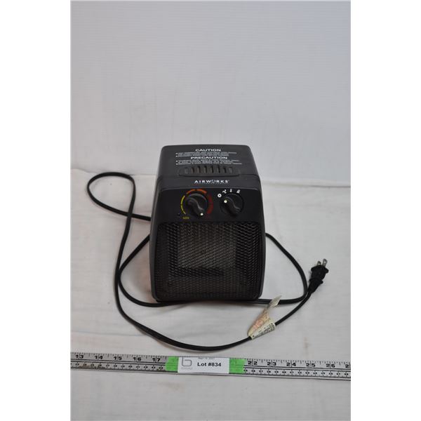 Small space heater - Works but makes bearing noise