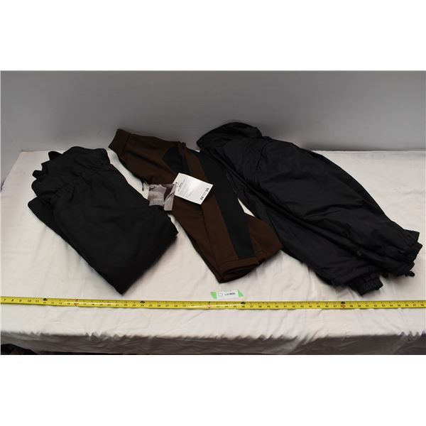 (2) XL Jackets + Large Ski pants