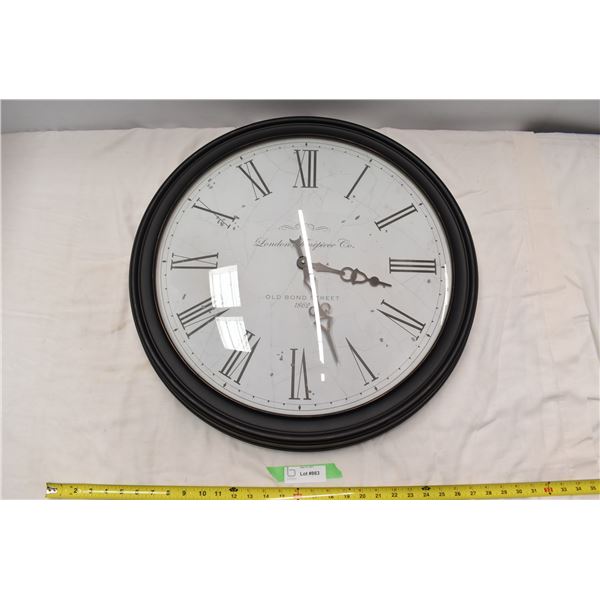 London Time piece clock 1862 - 24" round