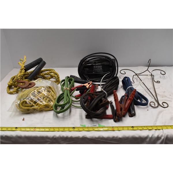 Booster Cables + Tow Ropes