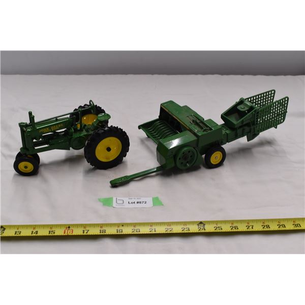 John Deere diecast tractor