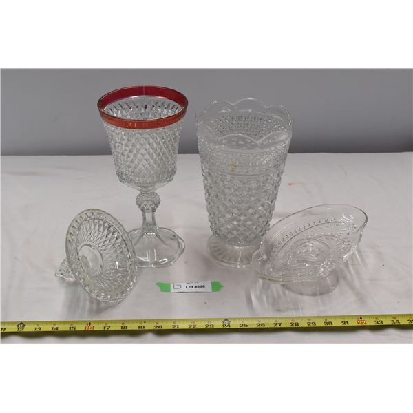 Glass Candy Dishes/Vase