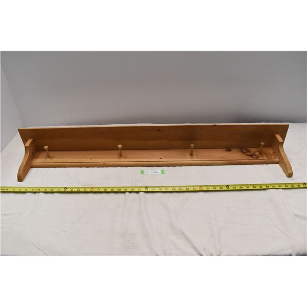 Long Wooden Coat Rack