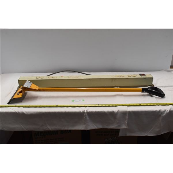 Floor Scraper and Long Power Bar