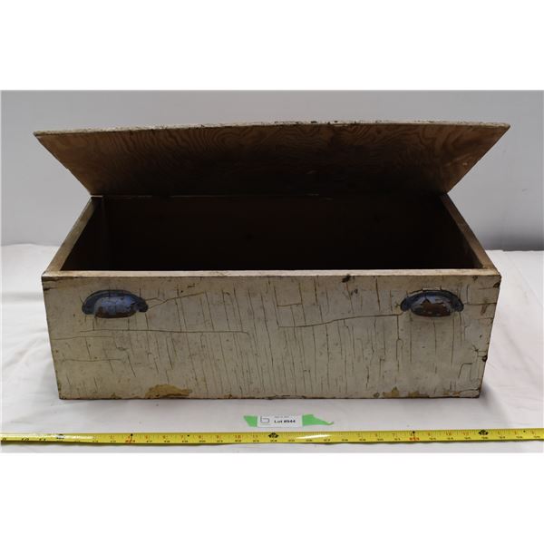 Wooden Storage Box (lid warped)