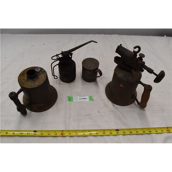 Blowtorches with oiler