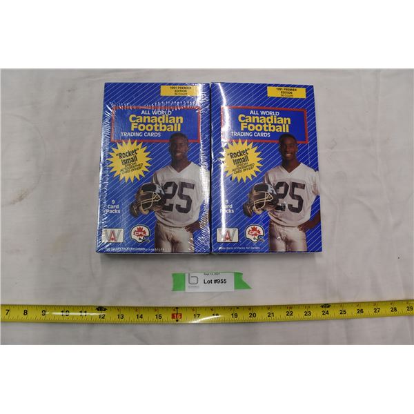 1991 All Canadian Football sealed boxes