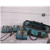 Image 1 : (3) makita battery chargers with bag