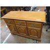 Image 1 : storage wooden cabinet 48"x19"x32"