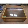 Image 1 : glass top table 40x28x13