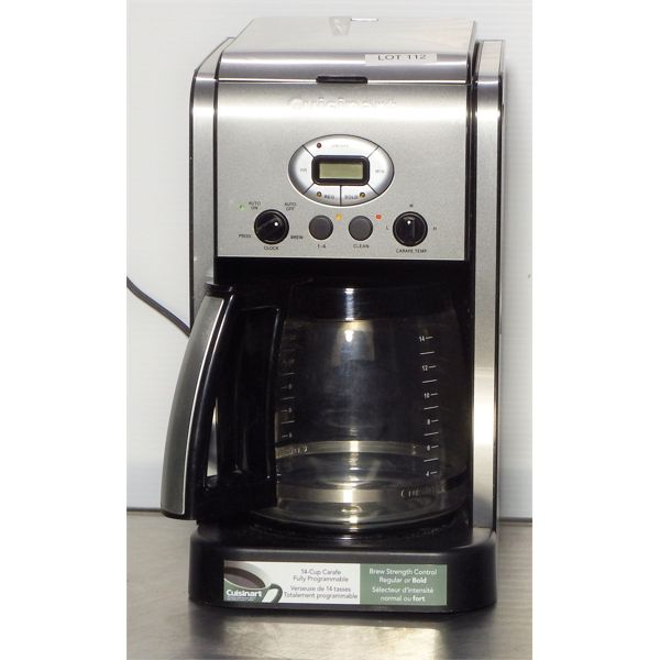 Used Cuisinart Coffee Machine with 14 Cup Carafe