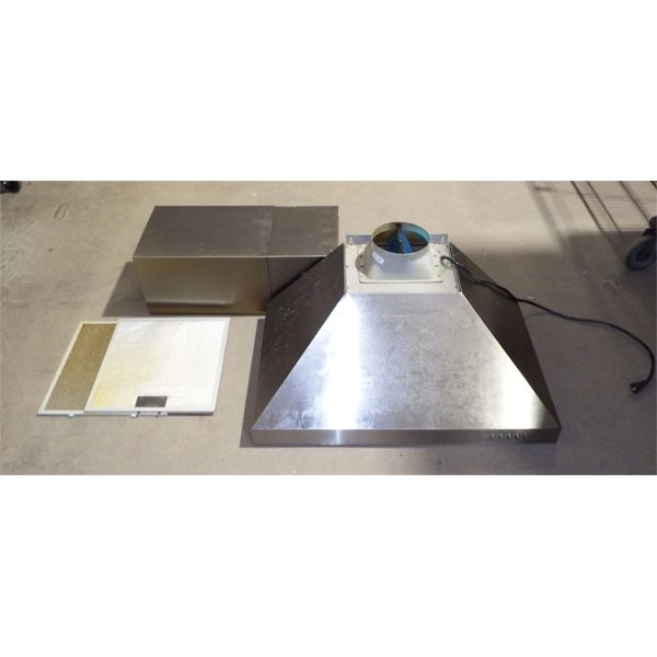 Used SS Hood with Fan 29" W x 19"
