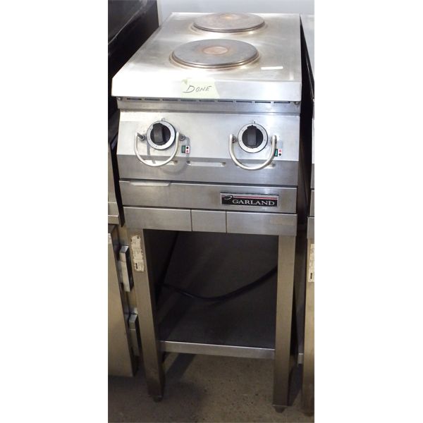 Used - Garland Counter Top Electric Burner on Stand Model# ED-15THSE