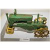 Image 1 : LARGE CAST JOHN DEERE TRACTOR TOY / DECORATION