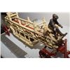 Image 3 : HUGE 30" CAST IRON FIRE ENGINE TOY C/W 3 LADDERS