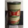 Image 1 : ANTIQUE B/A BRITISH AMERICAN BOWTIE   QUART OIL TIN , THIS IS A RE-ROLL NOT A NEWER WRAP