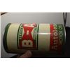 Image 3 : ANTIQUE B/A BRITISH AMERICAN BOWTIE   QUART OIL TIN , THIS IS A RE-ROLL NOT A NEWER WRAP