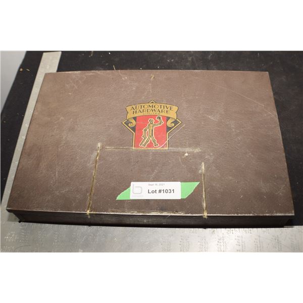 ANTIQUE HARDWARE STORE CASE