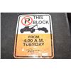 Image 1 : REGINA SASK PARKING SIGN 18X24"