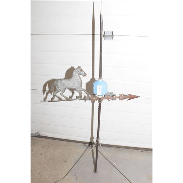 ANTIQUE HORSE WEATHER VANE
