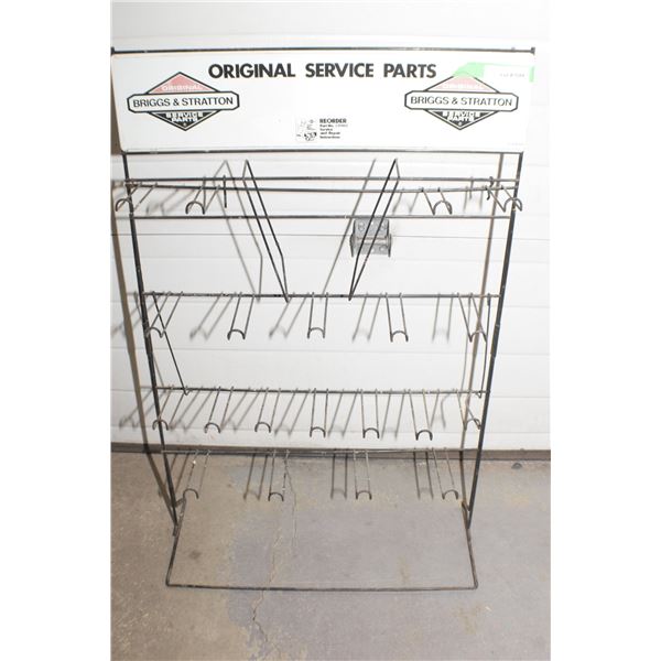 ANTIQUE BRIGGS & STRATTON ENGINE PARTS RACK