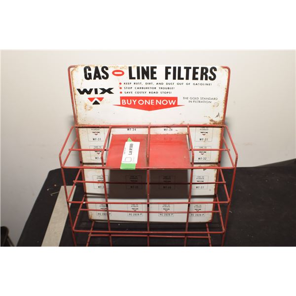 WIX OIL CAN RACK VINTAGE