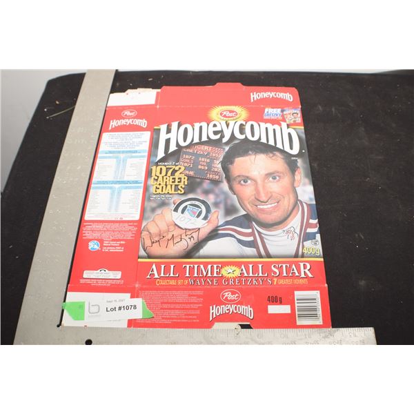 GRETZKY CEREAL BOX NHL HOCKEY