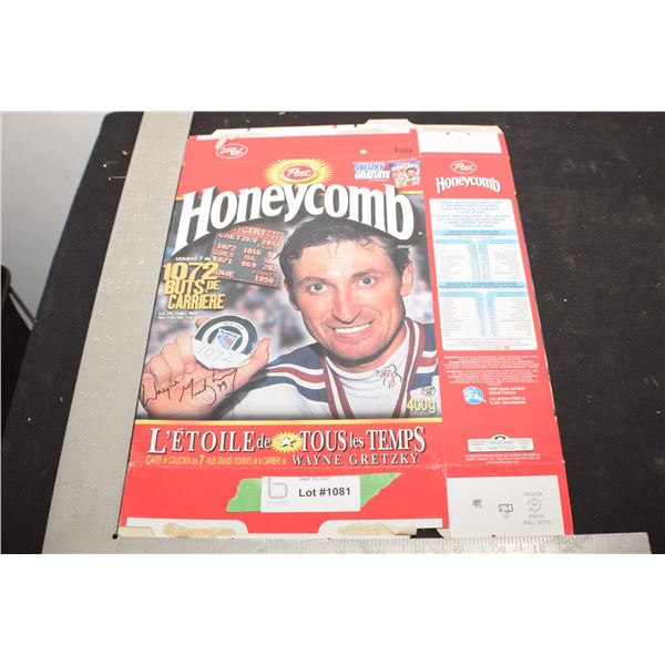 GRETZKY CEREAL BOX NHL HOCKEY